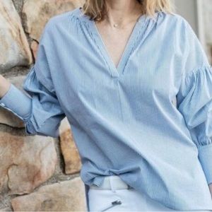 Worth pin stripe blouse  Size P